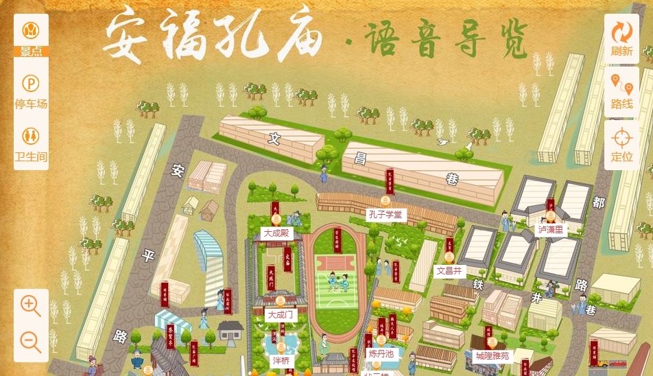 岱山手绘地图：智慧景区智能化服务的延伸